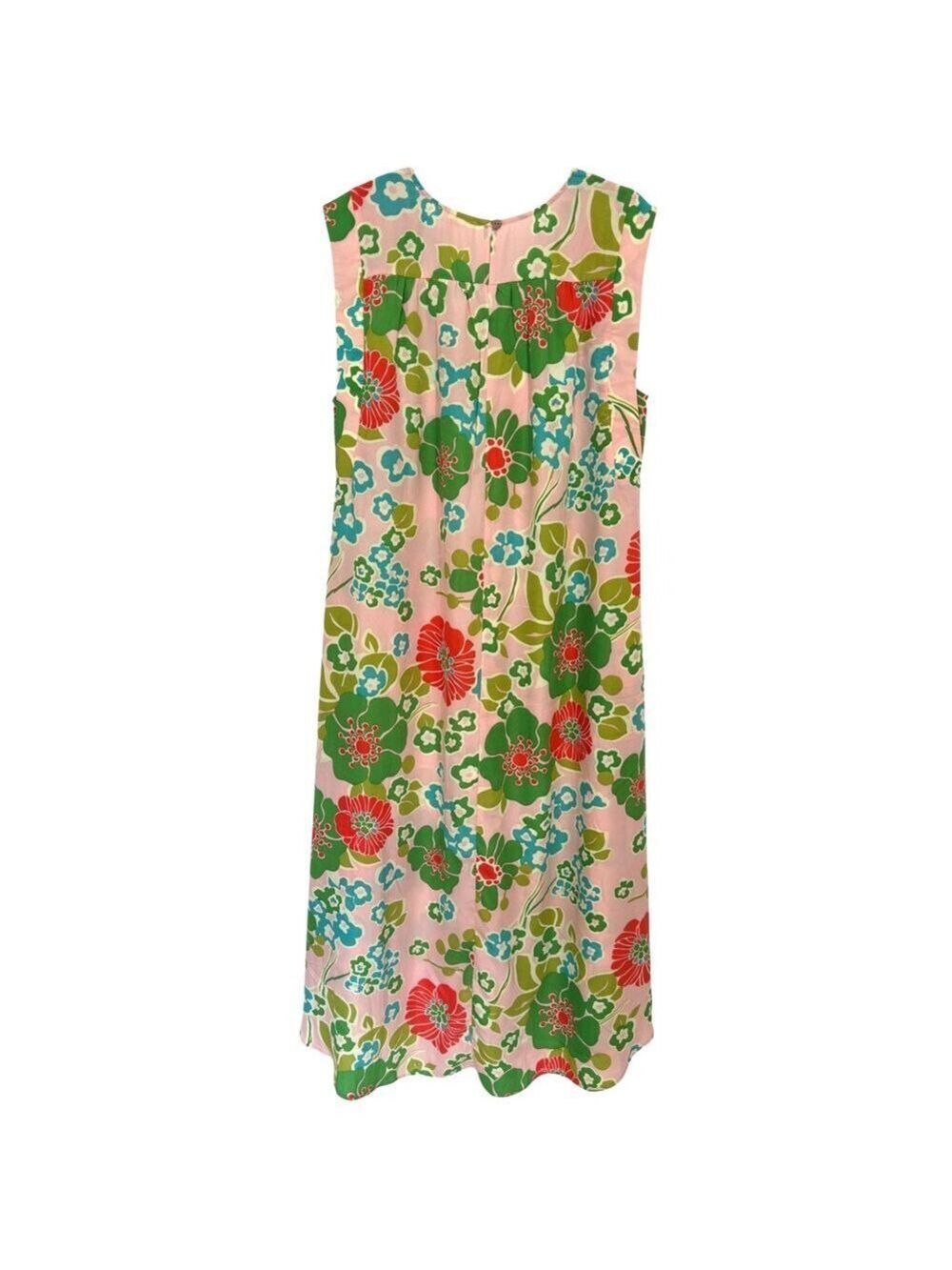 NWT Easel Los Angeles Sz L Floral Tropical Print Pink Blossom Maxi Dress NEW - Picture 2 of 11